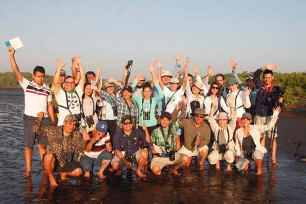 Participants at the December Migratory Shorebird Project workshop in Guatemala.